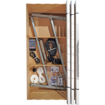 Load image into Gallery viewer, The bundles custom SolarNSat laser cut box neatly packaging all the required equipment for installing the solar bore pump
