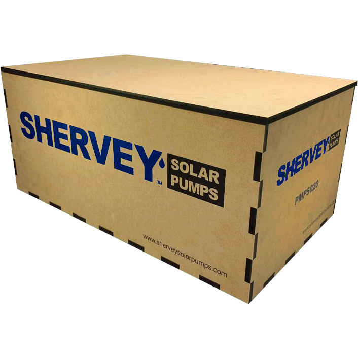 A laser cut custom Shervey wooden box for shipping
