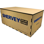 Load image into Gallery viewer, A laser cut custom Shervey wooden box for shipping

